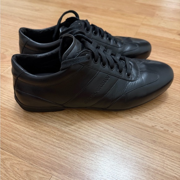 Emporio Armani Men's Black Laced Shoes Size 8 - Picture 4 of 11